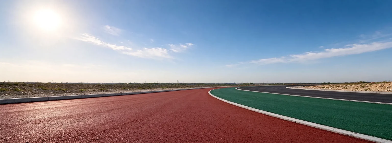Colored pavement materials by LIJIU