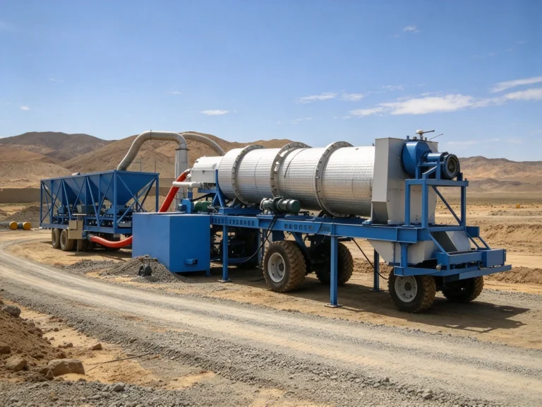 GLB30 Asphalt Mixing Plant (30t/h Mobile Modular Continuous Asphalt Plant)