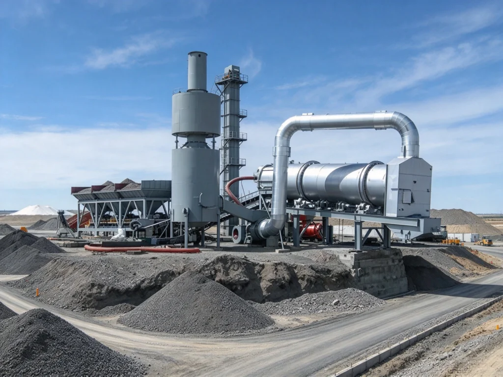 GLB60 Asphalt Mixing Plant (50-80t/h Modular Continuous Asphalt Mixing Plant) Asphalt plant equipment factory photo LIJIU