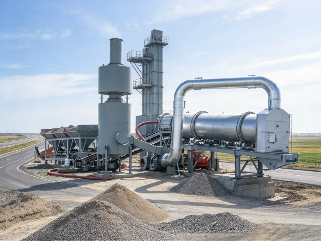 GLB60 Asphalt Mixing Plant (50-80t/h Modular Continuous Asphalt Mixing Plant) Asphalt plant equipment factory photo LIJIU