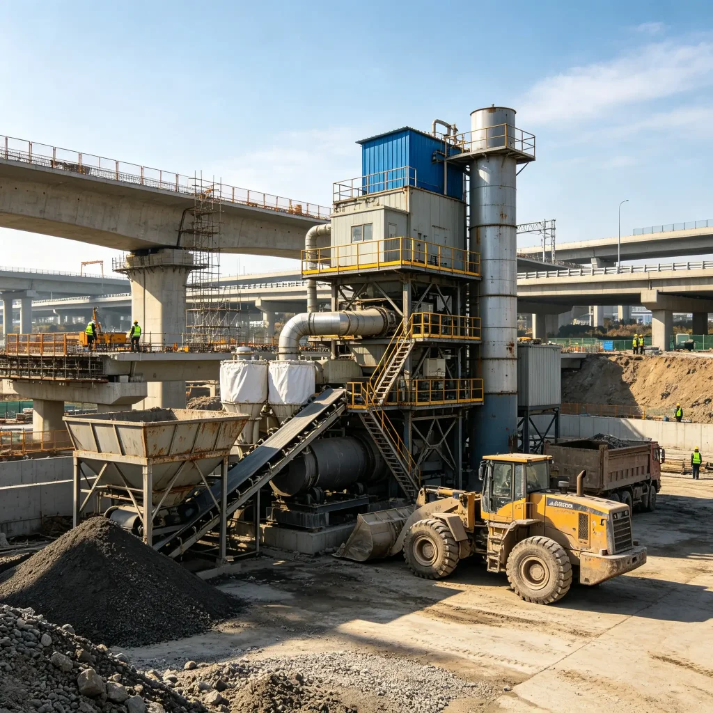 LB1000 Asphalt Mixing Plant (60-80t/h Modular Asphalt Batching Plant) Asphalt plant equipment factory photo LIJIU