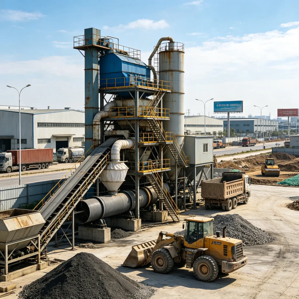 LB1000 Asphalt Mixing Plant (60-80t/h Modular Asphalt Batching Plant) Asphalt plant equipment factory photo LIJIU
