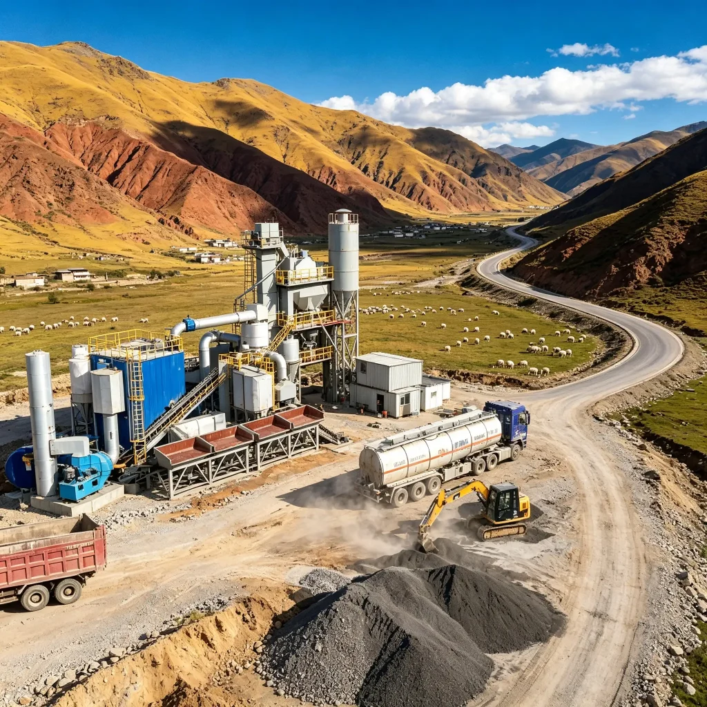 LB1500 Asphalt Mixing Plant (100-140t/h Modular Asphalt Batching Plant) Asphalt plant equipment factory photo LIJIU