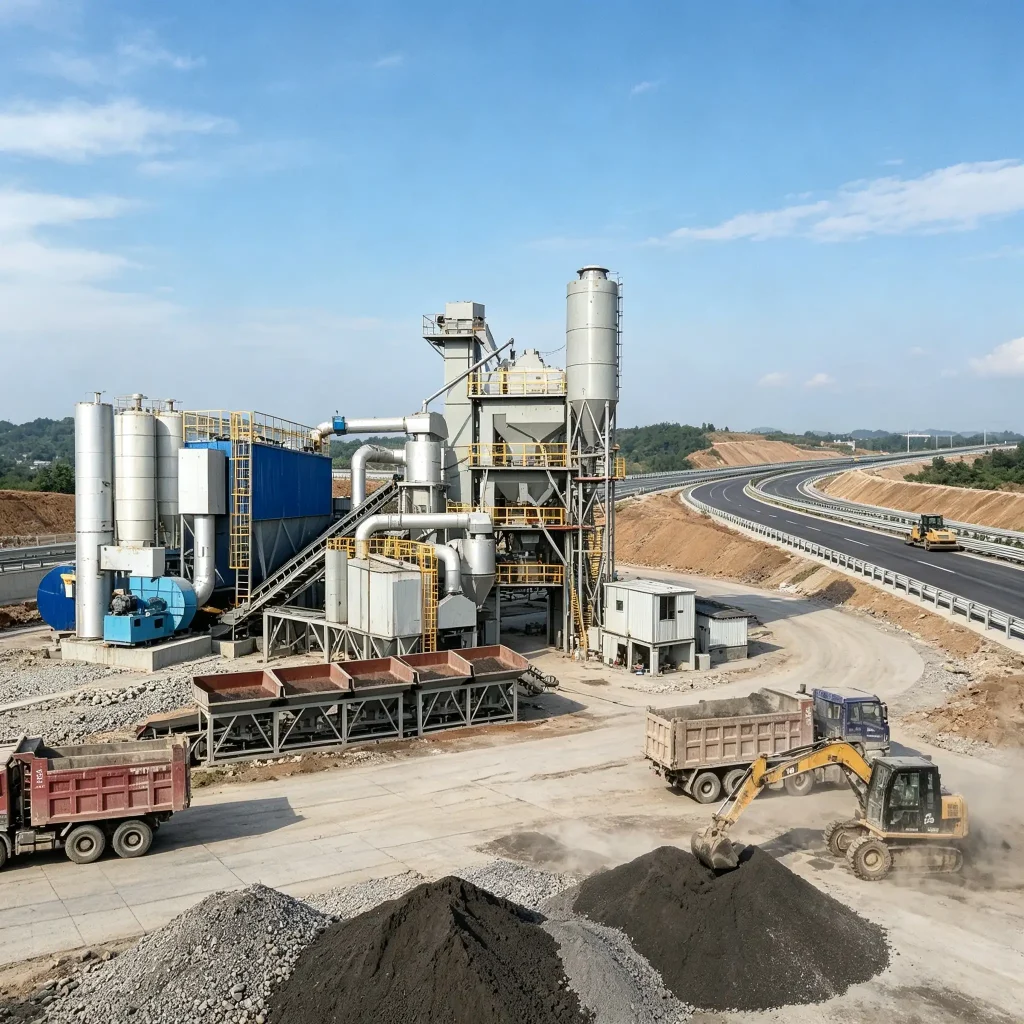 LB1500 Asphalt Mixing Plant (100-140t/h Modular Asphalt Batching Plant) Asphalt plant equipment factory photo LIJIU