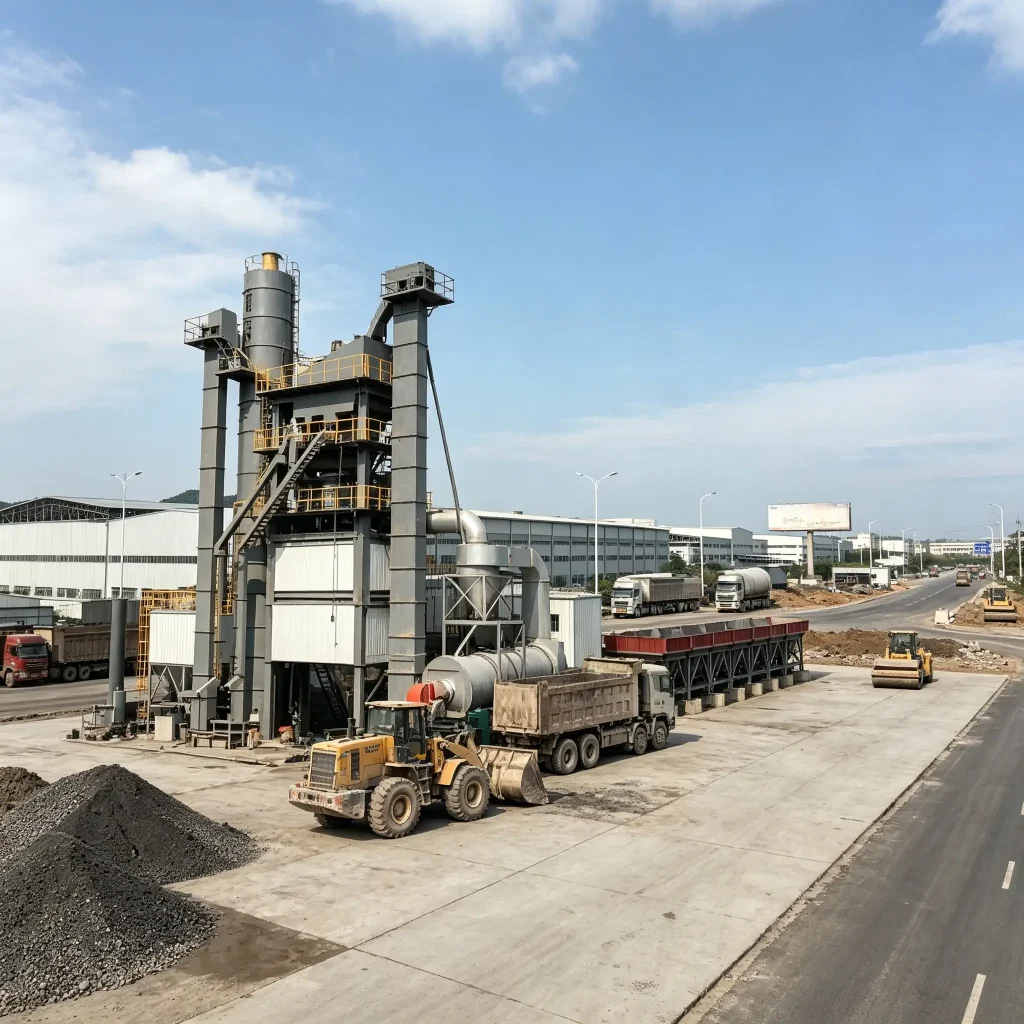 LB2000 Asphalt Mixing Plant (120-160t/h Heavy-Duty Modular Asphalt Batching Plant) Asphalt plant equipment factory photo LIJIU