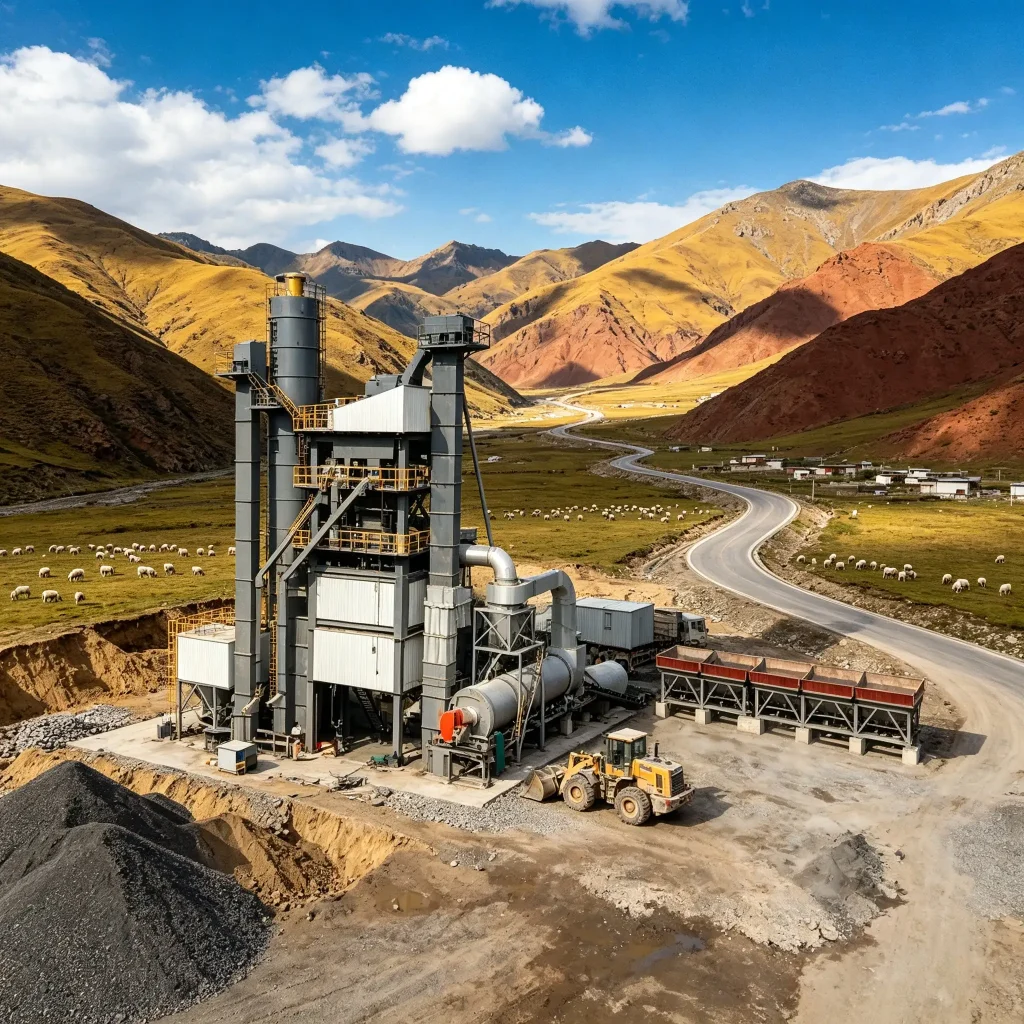 asphalt mixing plant maintenance — LB2000 asphalt mixing plant