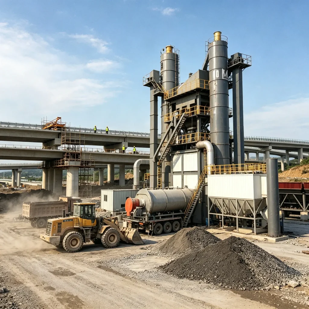 LB2000 Asphalt Mixing Plant (120-160t/h Heavy-Duty Modular Asphalt Batching Plant) Asphalt plant equipment factory photo LIJIU
