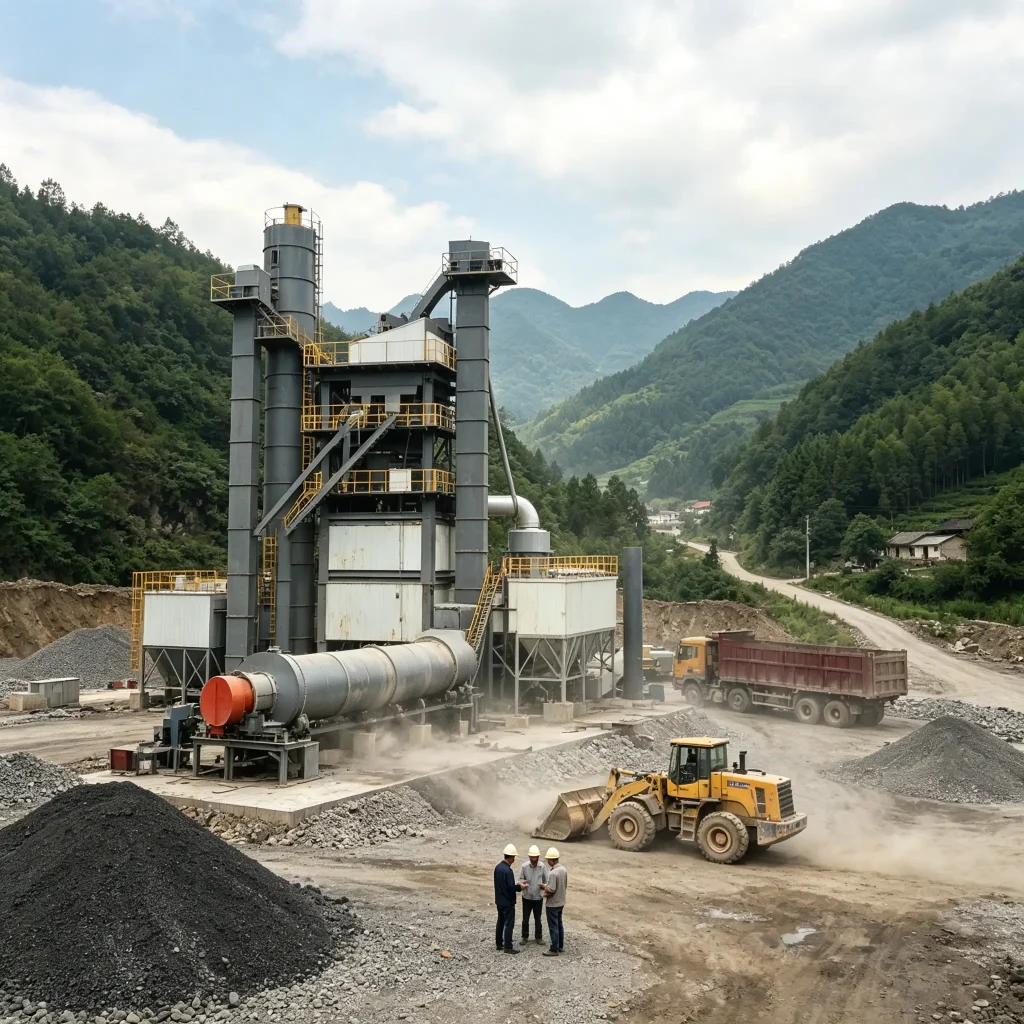 LB2000 Asphalt Mixing Plant (120-160t/h Heavy-Duty Modular Asphalt Batching Plant) Asphalt plant equipment factory photo LIJIU