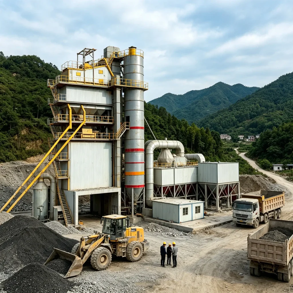LB4000 Asphalt Mixing Plant (280-340t/h Energy-Saving Modular Asphalt Batching Plant) Asphalt plant equipment factory photo LIJIU