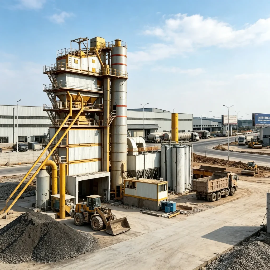 LB4000 Asphalt Mixing Plant (280-340t/h Energy-Saving Modular Asphalt Batching Plant) Asphalt plant equipment factory photo LIJIU