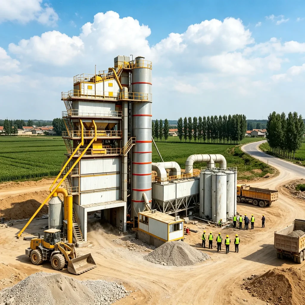 LB4000 Asphalt Mixing Plant (280-340t/h Energy-Saving Modular Asphalt Batching Plant) Asphalt plant equipment factory photo LIJIU