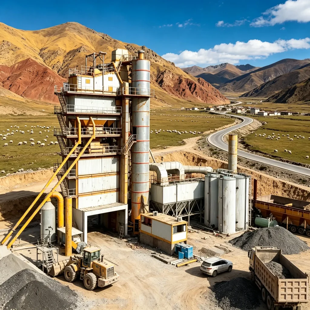 LB4000 Asphalt Mixing Plant (280-340t/h Energy-Saving Modular Asphalt Batching Plant) Asphalt plant equipment factory photo LIJIU