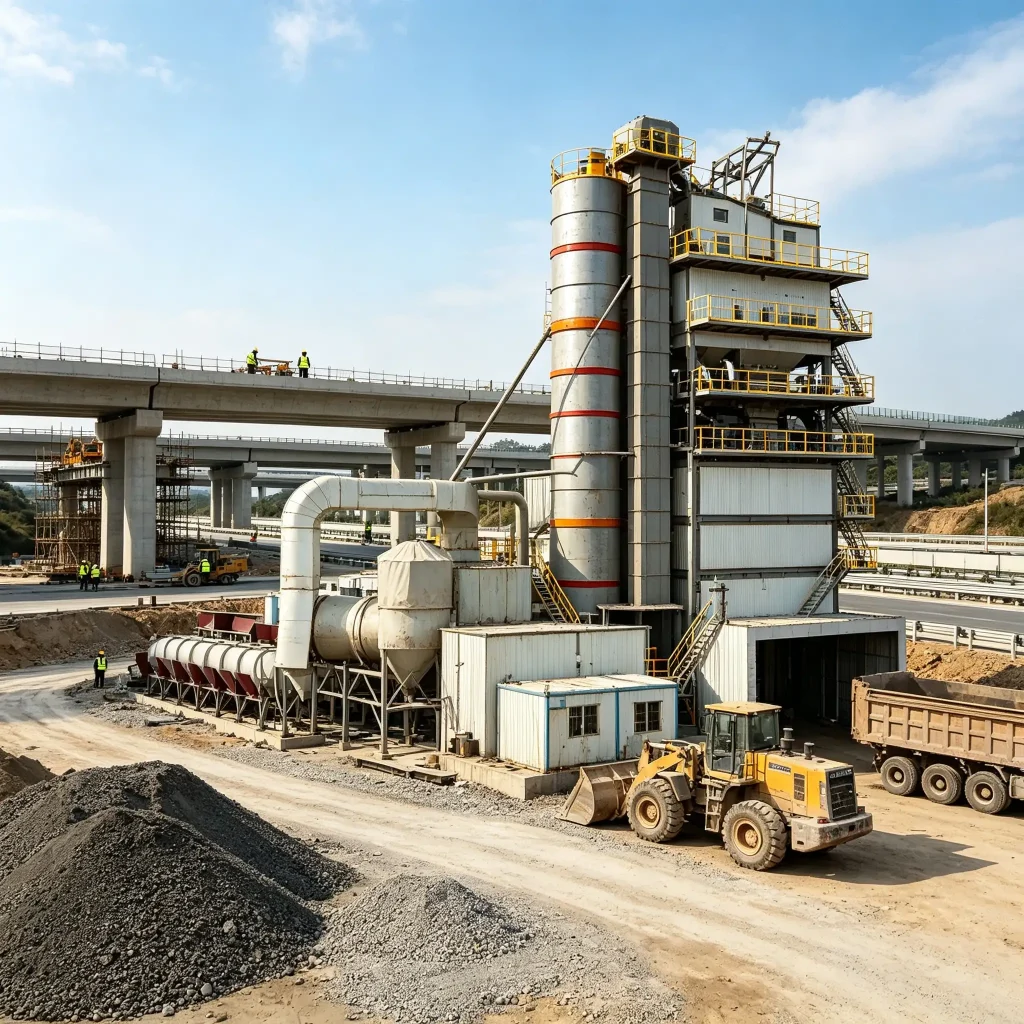 LB4000 Asphalt Mixing Plant (280-340t/h Energy-Saving Modular Asphalt Batching Plant) Asphalt plant equipment factory photo LIJIU