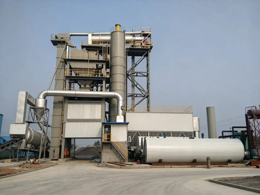 RLB1000 Asphalt Hot Recycling Plant (80t/h Drum Type Asphalt RAP Mixing Equipment) Asphalt plant equipment factory photo LIJIU